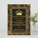 50TH wedding anniversary invitation