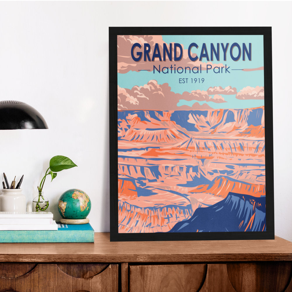 Grand Canyon National Park Arizona Vintage Poster